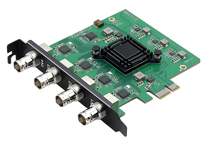 4 路 CVBS PCIe 视频采集卡